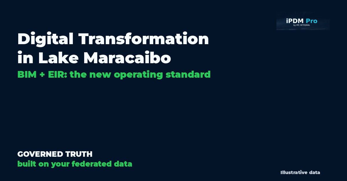 Industrial Lake Maracaibo infrastructure connected through BIM and EIR information requirements
