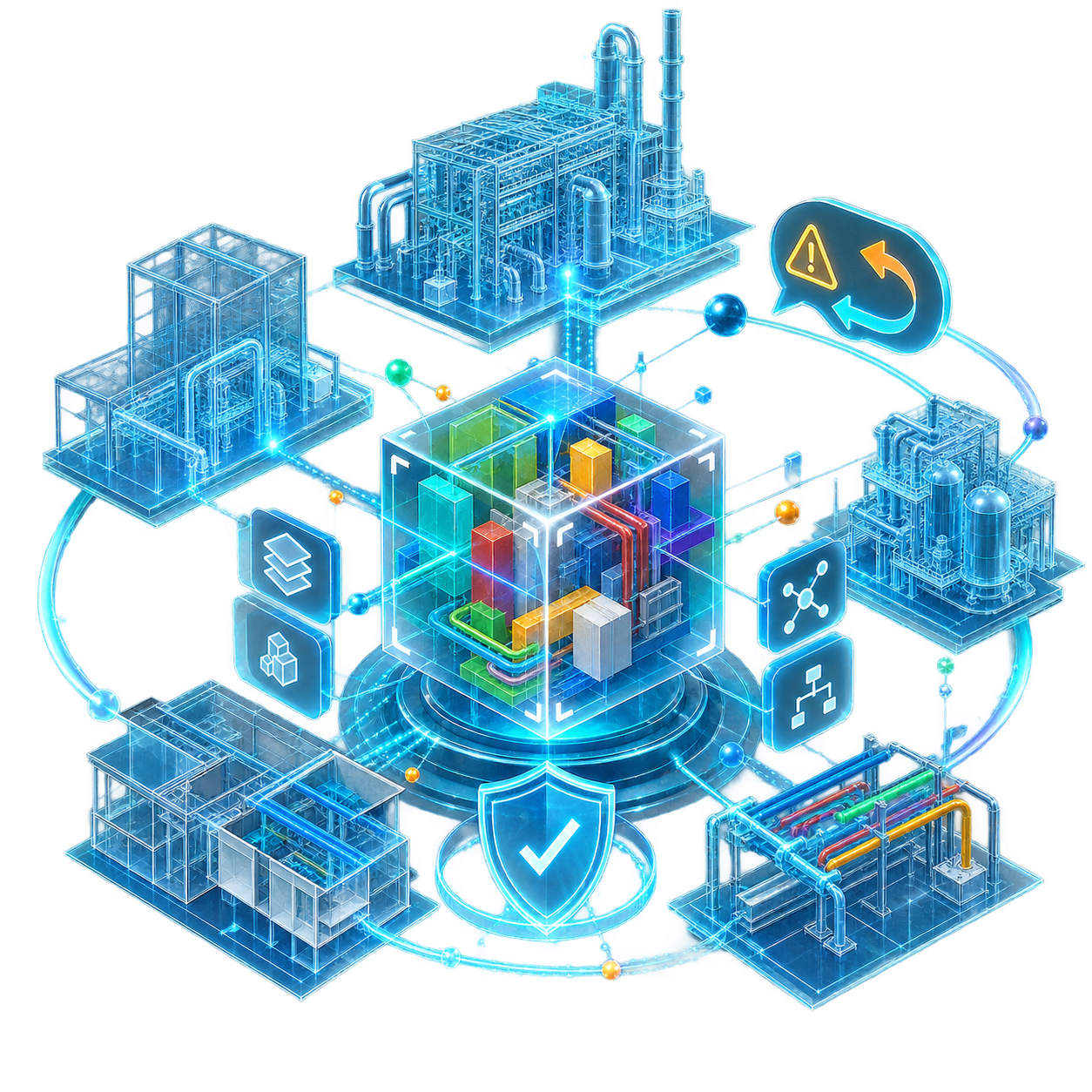 Holographic OpenBIM 4D and 5D integration