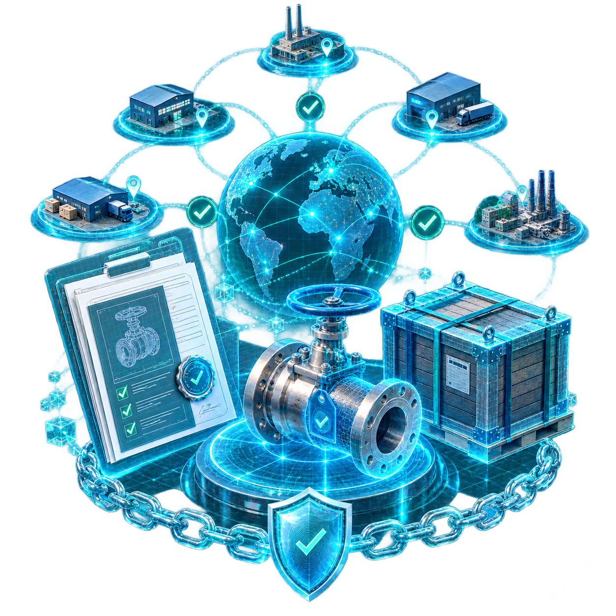 Holographic integrated AECO delivery